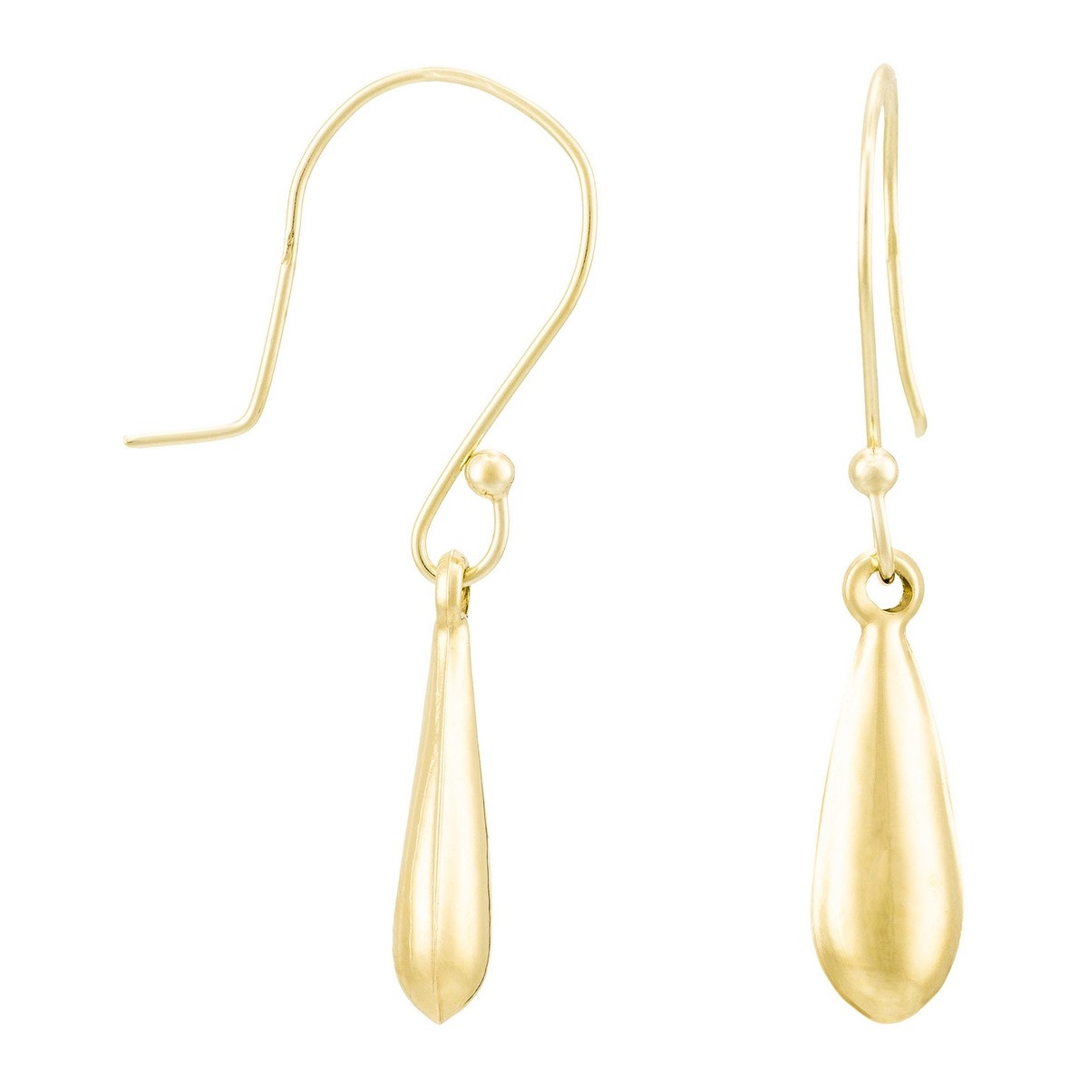 Boucles d'oreilles "Clair-obscur" Or jaune