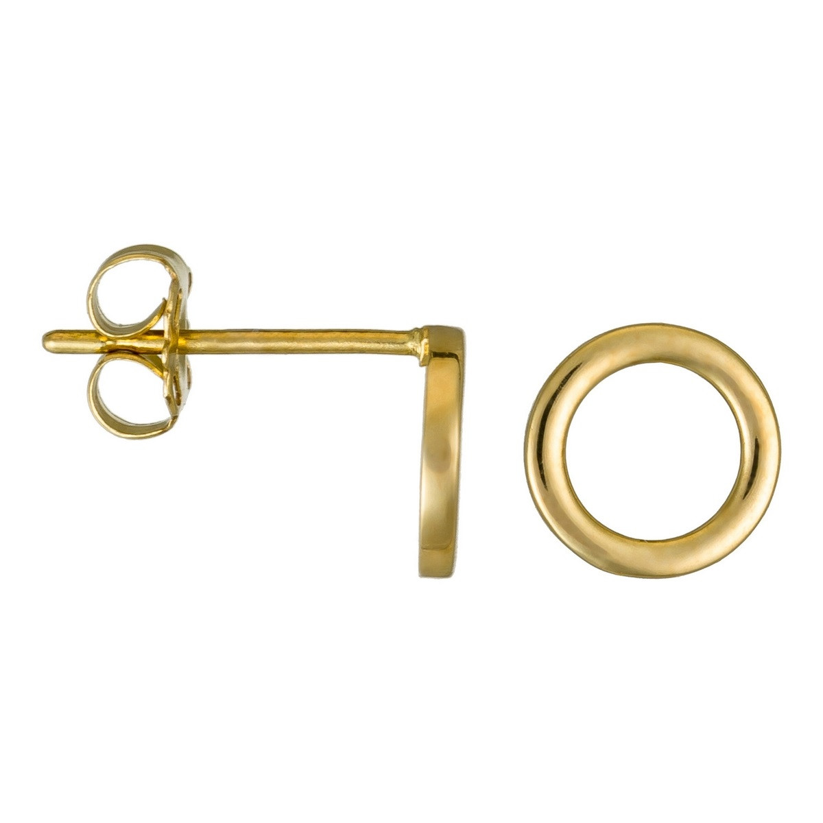 Boucles d'oreilles Or jaune 375/1000 Boucles d'oreilles "Oh Oui" Or jaune