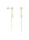 Boucles d'oreilles Or jaune 375/1000 et perles