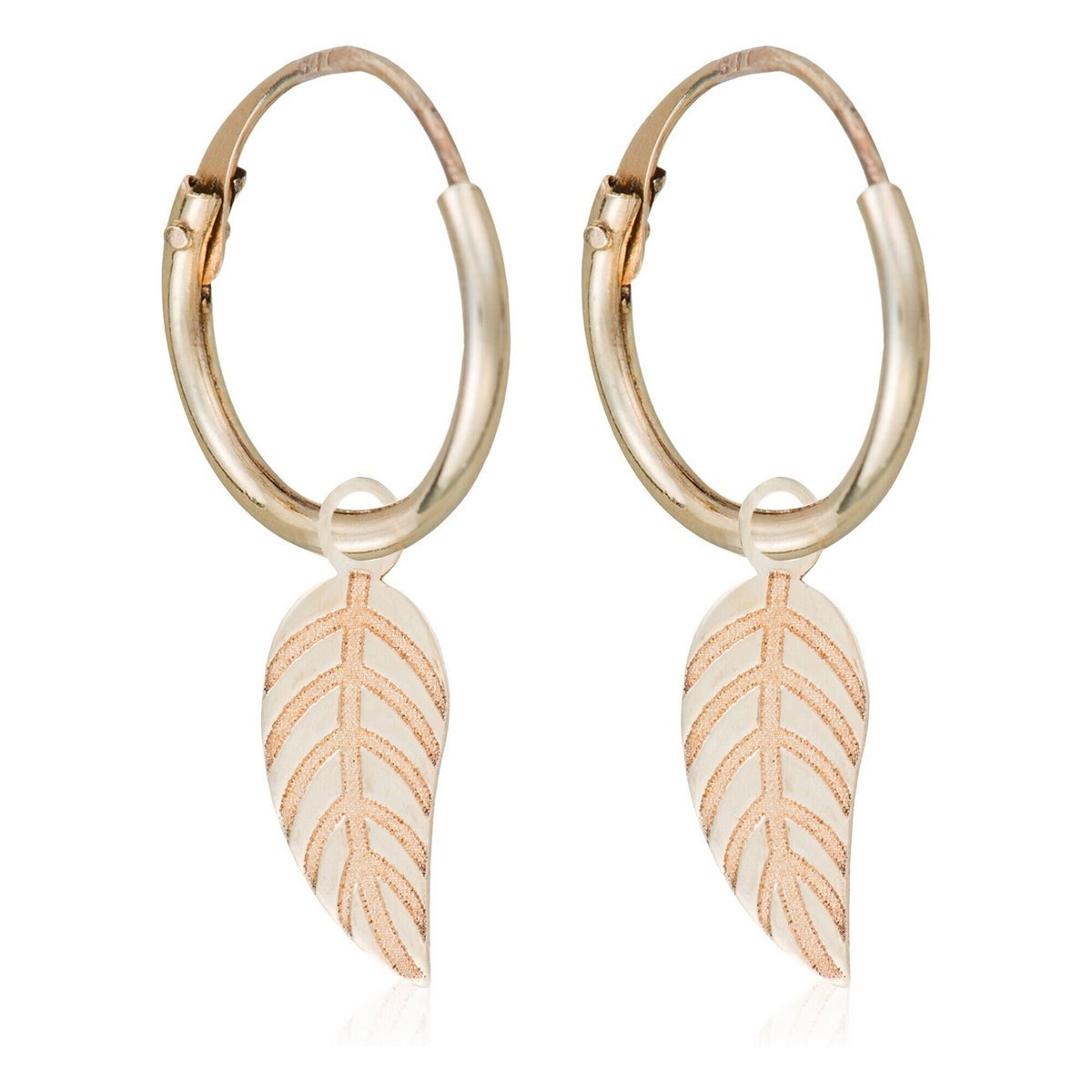 Boucles d'oreilles Or jaune 375/1000 Boucles d'oreilles "Vertueux" Or jaune