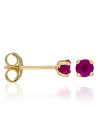 Boucles d'oreilles Or jaune 375/1000 et pierres