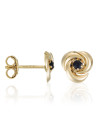 Boucles d'oreilles Or jaune 375/1000 et pierres