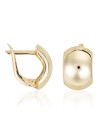 Boucles d'oreilles Or jaune 375/1000 fermoir composé d'une tige arrondie