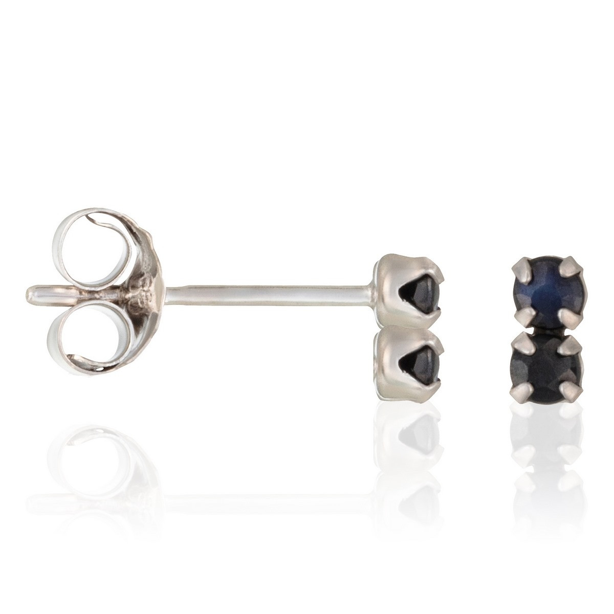 Boucles d'oreilles Or blanc 375/1000 et pierres Boucles d'oreilles "Caprice" Or blanc