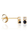 Boucles d'oreilles Or jaune 375/1000 et pierres