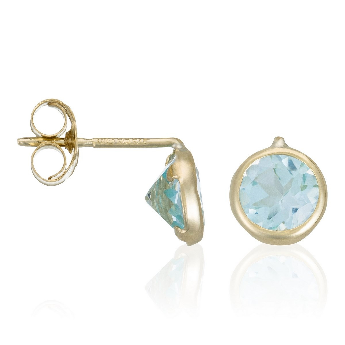 Boucles d'oreilles Or jaune 375/1000 et pierres Boucles d'oreilles Or jaune et pierres
