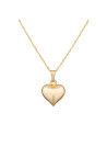 Pendentif Or jaune médaille cœur