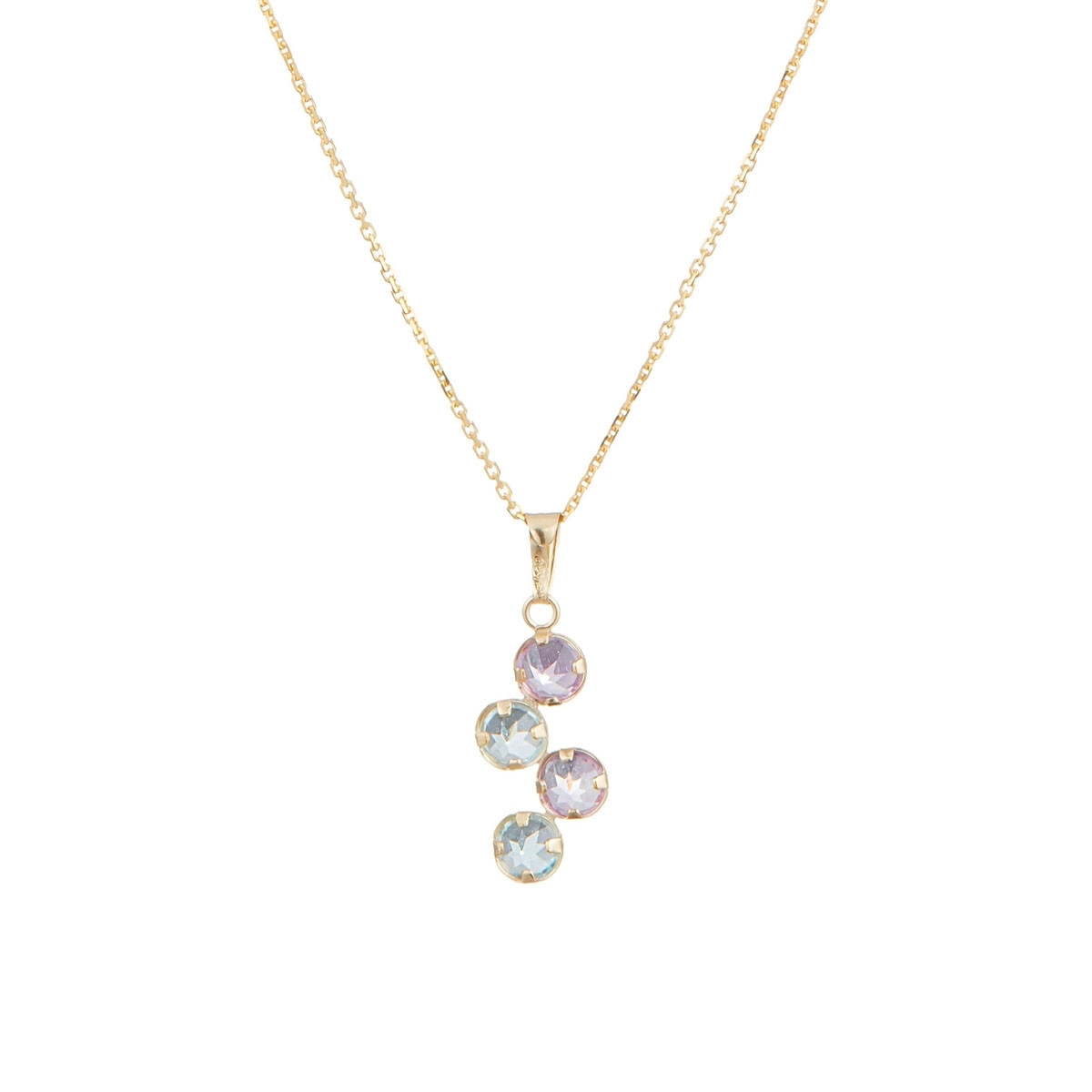 Pendentif Or jaune 375/1000 et pierres Pendentif "Palpitant" Or jaune