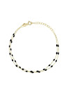 Bracelet Or jaune 375/1000 et émail