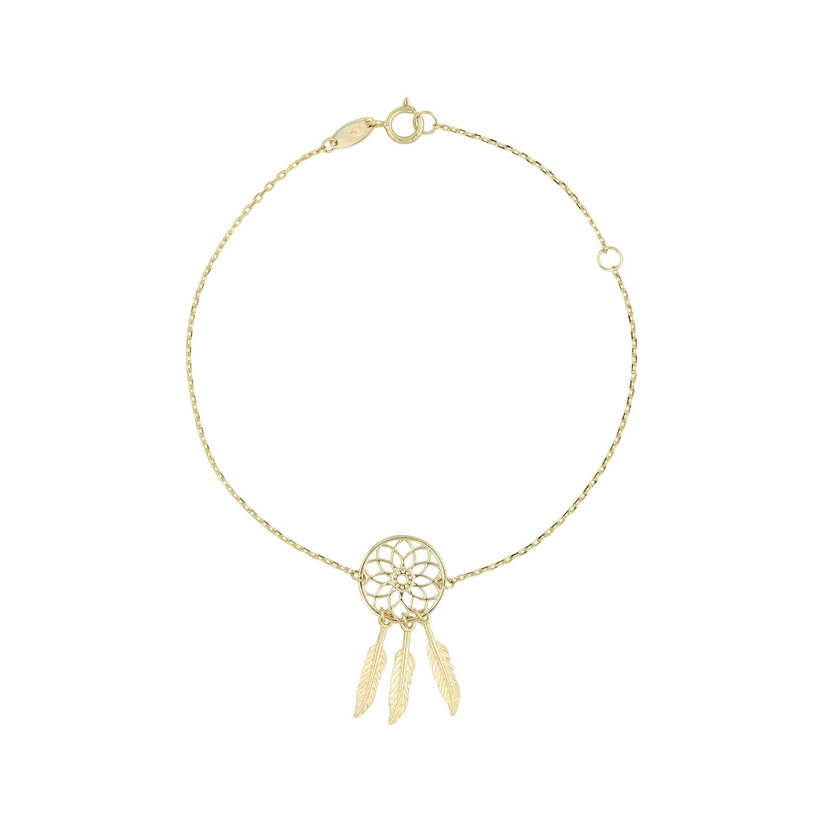 Bracelet Or jaune 375/1000 Bracelet "Attrape rêves" Or jaune