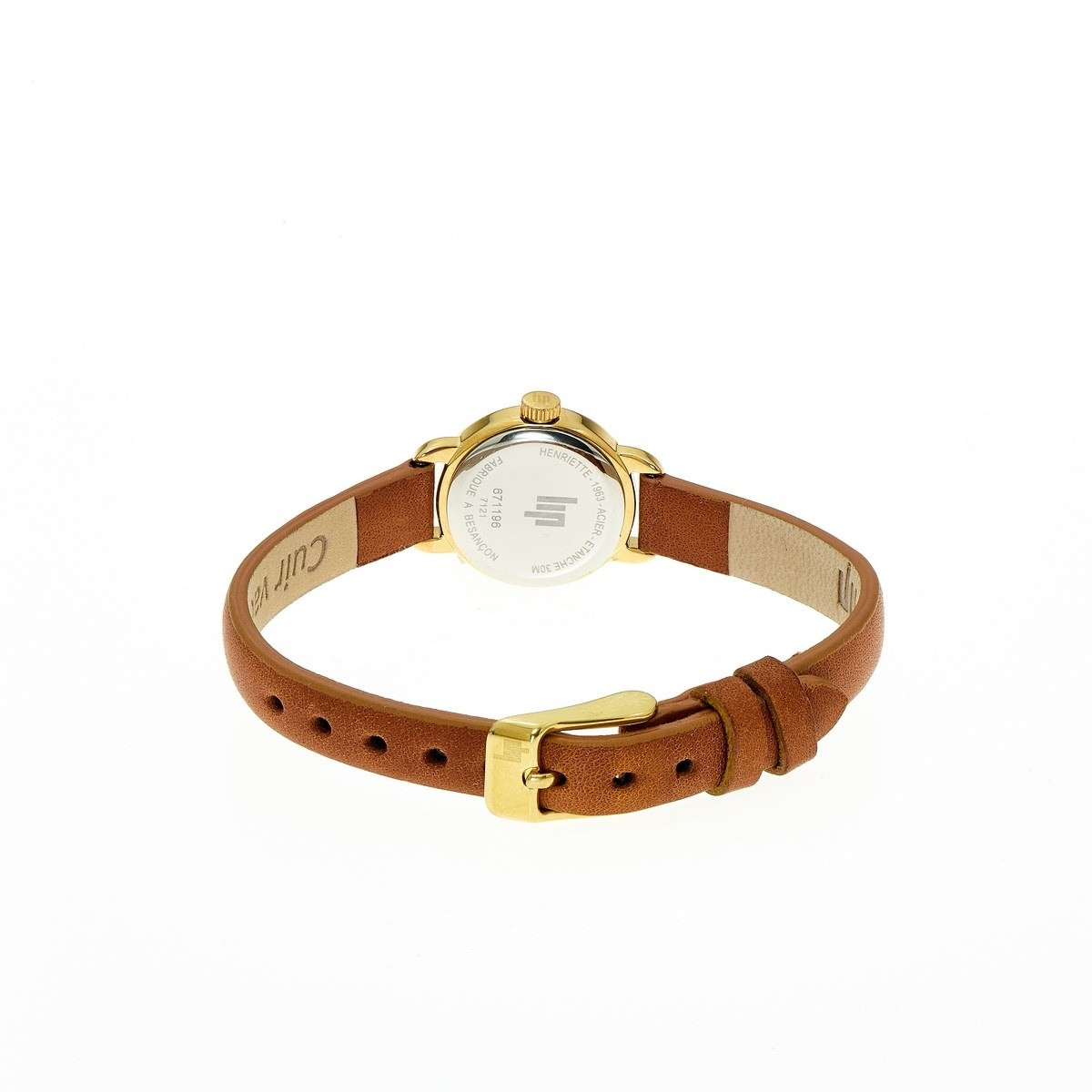 Montre femme Lip "HENRIETTE" 18.5 mm cadran argenté - 671196 quartz Montre femme Lip "HENRIETTE" 18.5 mm cadran argenté - 671196 quartz