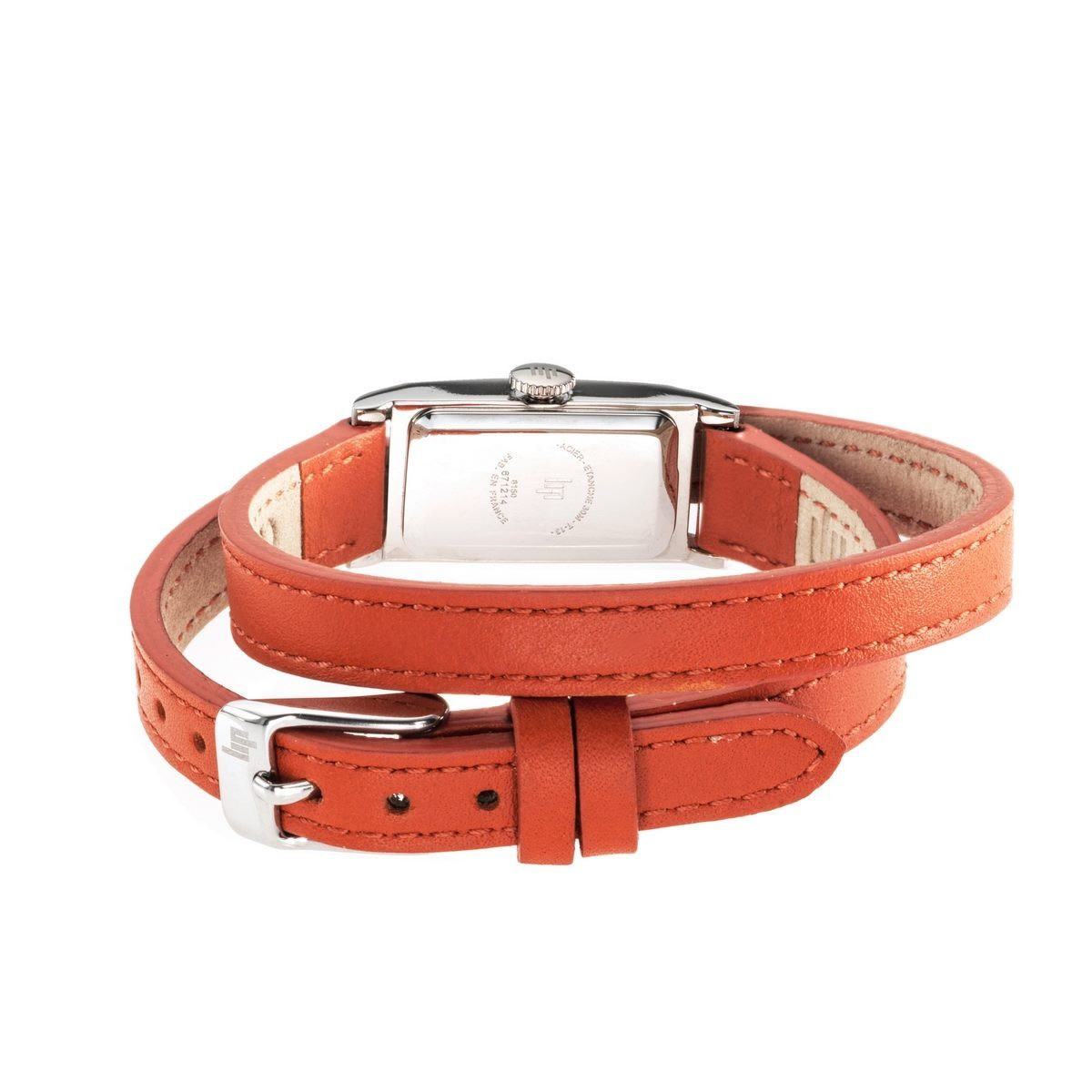 Montre femme Lip "CHURCHILL" 13 x 29 mm cadran blanc - 671209 quartz Montre femme Lip "CHURCHILL" 13 x 29 mm cadran blanc - 671209 quartz