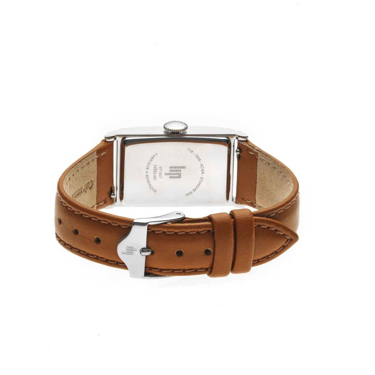 Montre mixte Lip "CHURCHILL" 21.2 x 38.5 mm cadran argenté - 671407 quartz Montre mixte Lip "CHURCHILL" 21.2 x 38.5 mm cadran argenté - 671407 quartz