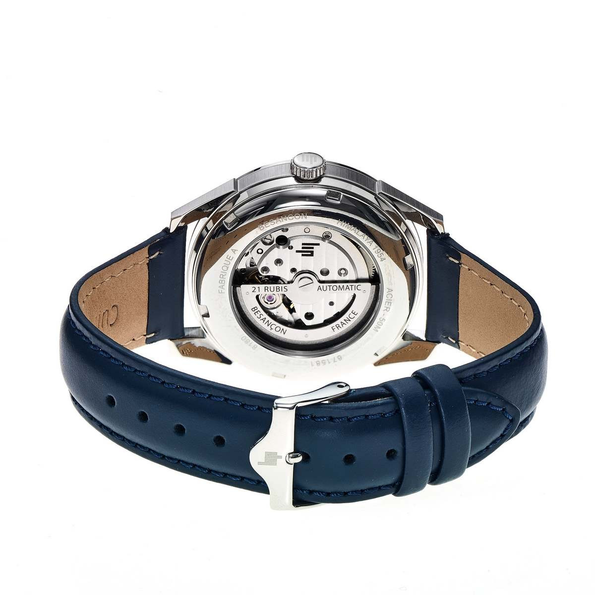 Montre mixte Lip "HIMALAYA" 40 mm cadran blanc argenté - 671581 automatique Montre mixte Lip "HIMALAYA" 40 mm cadran blanc argenté - 671581 automatique