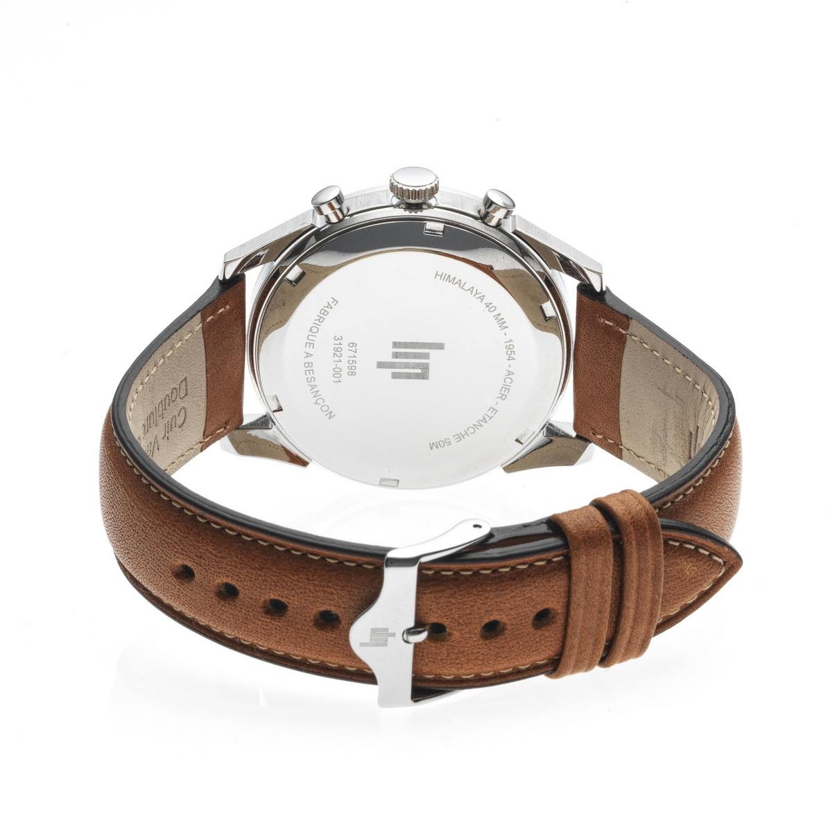 Montre mixte Lip "HIMALAYA" 40 mm cadran gris foncé - 671598 quartz Montre mixte Lip "HIMALAYA" 40 mm cadran gris foncé - 671598 quartz