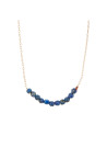 Collier doré et lapis