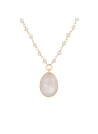 Collier "Adassa" Quartz Rose
