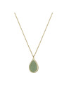 Collier doré et aventurine
