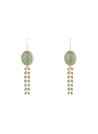 Boucles d'oreilles doré et aventurine