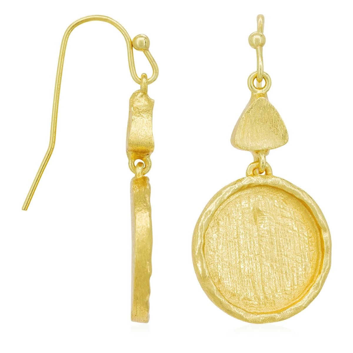 Boucles d'oreilles doré Boucles d'Oreilles "Stélaire" Laiton doré