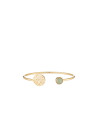 Bracelet doré et aventurine
