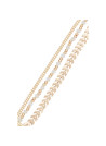 Bracelet doré et pierre de lune