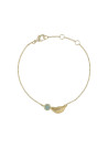 Bracelet doré et amazonite