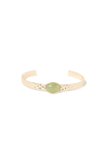 Bracelet doré et jade