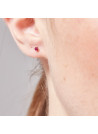 Boucles d'oreilles Or jaune 375/1000 et pierres