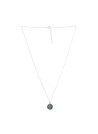 Collier argent massif et pierre naturelle