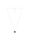 Collier argent massif et pierre naturelle