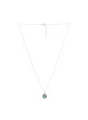 Collier argent massif et pierre naturelle