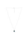 Collier argent massif et pierre naturelle