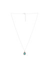 Collier argent massif et pierre naturelle