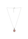 pendentif pierre de rhodochrosite chaîne argent