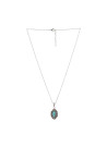 Pendentif argent massif et pierre naturelle