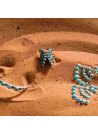 Boucles d'oreilles argent massif et pierre naturelle