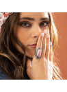 Bague argent massif et pierre naturelle