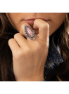 Bague argent massif et pierre naturelle