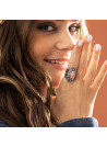 Bague argent massif et pierre naturelle