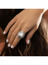 Bague argent massif et pierre naturelle