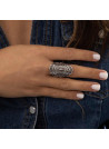Bague argent massif