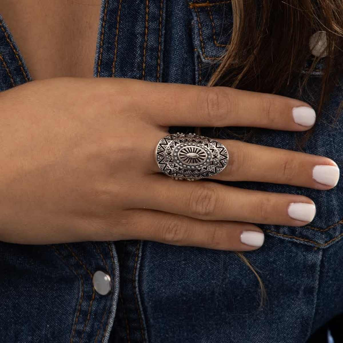 Bague argent massif Bague "Moringa" Argent Massif 925/1000