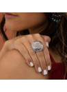 Bague argent massif