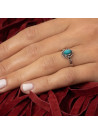 Bague argent massif et pierre naturelle