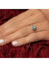 Bague argent massif et pierre naturelle