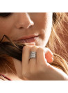 Bague argent massif