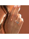 Bague argent massif