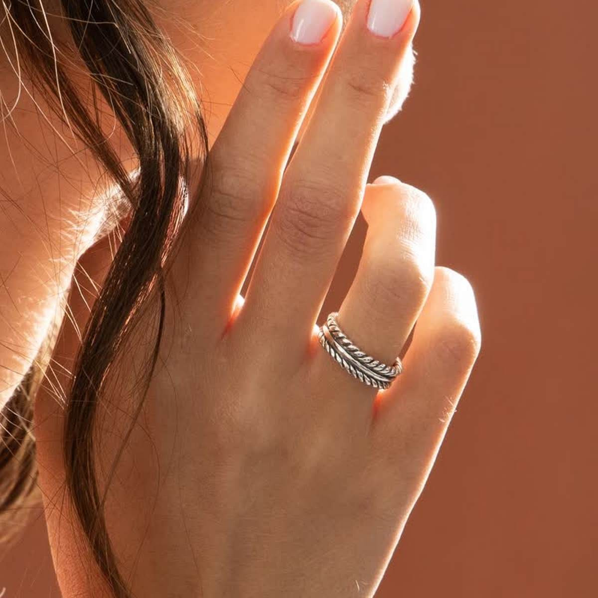 Bague argent massif Bague "Ceibo" Argent Massif 925/1000