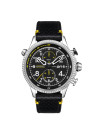 Montre AVI-8 HAWKER HUNTER  méca-quartz chronographe - cadran et bracelet noir